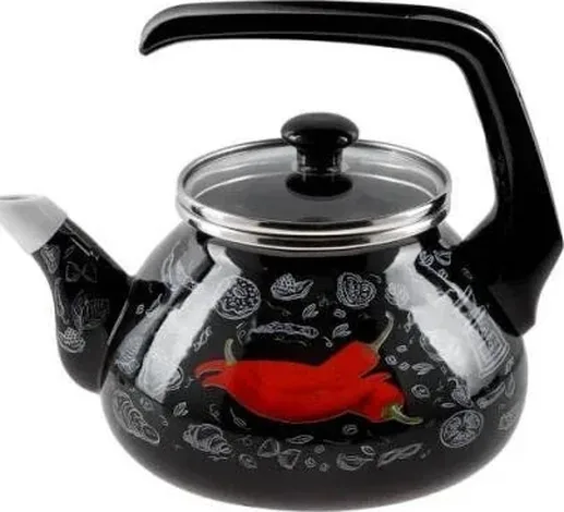 Чайник стальной эмалированный, 2.2 л, серия Перчик, PERFECTO LINEA