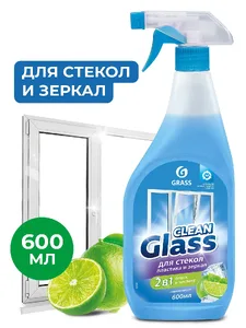 Средство для стекол и зеркал GraSS «Clean Glass» (голубая лагуна), 600 на скидке