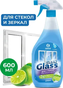 Средство для стекол и зеркал GraSS «Clean Glass» (голубая лагуна), 600 на скидке