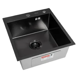 Мойка ARFEKA ECO AR 450*500 BLACK PVD NANO DECOR на скидке