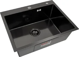 Мойка ARFEKA ECO AR 600*500 BLACK PVD NANO DECOR MILLET GRAINS, на скидке