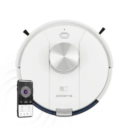 Робот-пылесос POLARIS PVCR 3900 IQ Home Panorama Aqua Белый на скидке