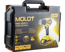 Аккум. дрель-шуруповерт MOLOT MBD 1820 Li в чем. на скидке