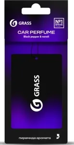 Ароматизатор воздуха картонный GraSS (Black pepper & neroli), ST-1463, на скидке