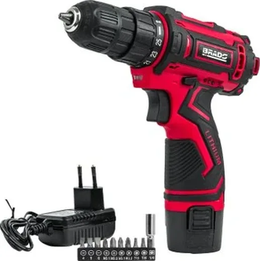 Дрель-шуруповерт аккумуляторный BRADO DF410B