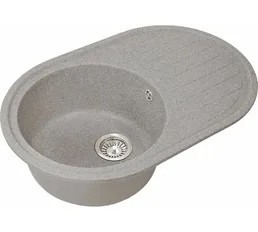 Мойка из искуственного камня GreenStone GRS-18-310 серый на скидке