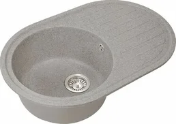 Мойка из искуственного камня GreenStone GRS-18-310 серый на скидке