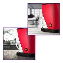 Кофеварка Kitfort KT-7188-1 (черно-малиновый) на скидке