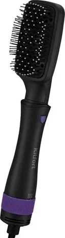 Фен-щетка KITFORT KT-3236-2 (черно-бирюзовый, 4 в 1)