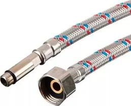 Гибкая подводка для смесителей VALFEX нерж.сталь М10*18-1/2" 60 см (75