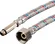Гибкая подводка для смесителей VALFEX нерж.сталь М10*18-1/2" 60 см (75