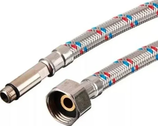 Гибкая подводка для смесителей VALFEX нерж.сталь М10*18-1/2" 60 см (75