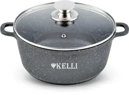 Кастрюля с мраморным покрытием 1,5л KELLI KL-4022-16 (1x6) на скидке