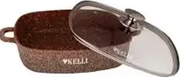 Сковорода-сотейник с гранитным покрытием KELLI KL-4059-28 (1x6) на скидке