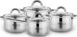 Набор Кастрюль 8 предметов KELLI KL-4245 (1х4) на скидке