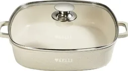 Сковорода-сотейник с гранитным покрытием 28см KELLI KL-4716-28 (1x6) на скидке