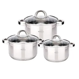 Набор Кастрюль 6 предметов KELLI KL-4726 (1х4) на скидке
