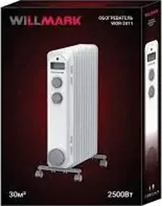 Масляный обогреватель WILLMARK WOR-2411 (2500В.,11 секц.,3 режима.,защ на скидке