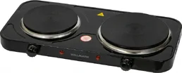 Плита элек. WILLMARK HS-215 (2 чугун конф.*155 mm/1000Вт.,185*1500Вт, на скидке