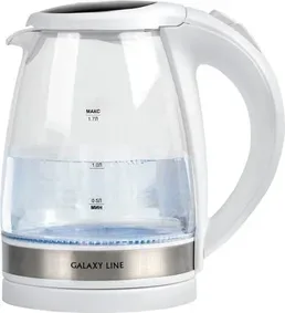 Чайник электрический Galaxy LINE GL 0560 белый на скидке