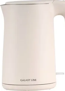 Чайник электрический Galaxy LINE GL 0327, пудровый на скидке