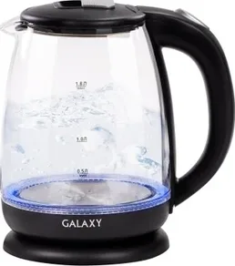 Чайник электрический Galaxy LINE GL 0554, черный на скидке