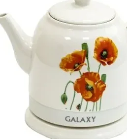 Чайник электрический Galaxy LINE GL 0506, белый на скидке