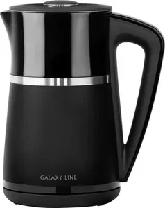 Чайник электрический Galaxy LINE GL 0338, черный на скидке
