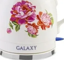 Чайник электрический Galaxy LINE GL 0503, белый на скидке