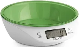 Весы кухонные электронные Galaxy LINE GL 2804, зеленый на скидке