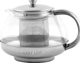 Чайник заварочный Galaxy LINE GL 9356, серый на скидке