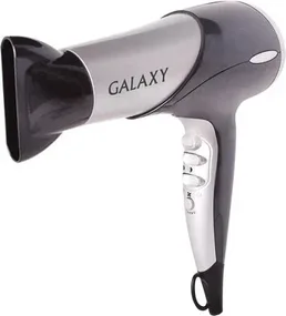 Фен для волос Galaxy LINE GL 4306, серебристый с черным на скидке