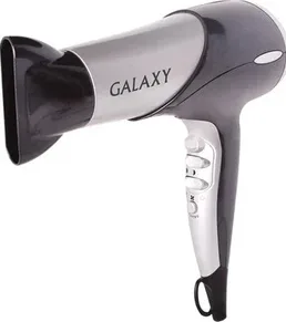 Фен для волос Galaxy LINE GL 4306, серебристый с черным на скидке