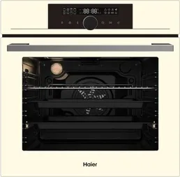 Встраиваемый электрический духовой шкаф Haier HOX-FP5ACG Beige на скидке