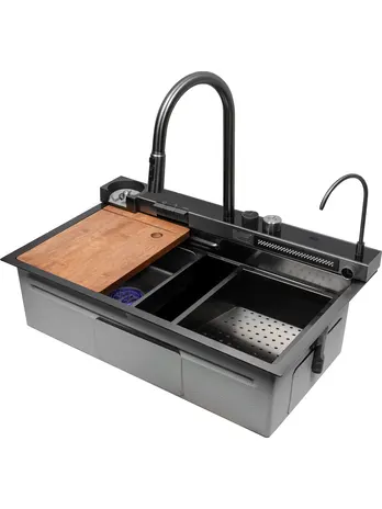 Мойка ARFEKA ECO AR 750*450 BLACK PVD NANO