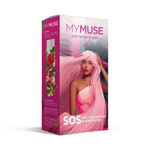 Набор подарочный MY MUSE шампунь и бальзам SOS-восстановление