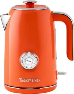Чайник электрический Galaxy LINE GL 0351, апельсиновый фреш на скидке