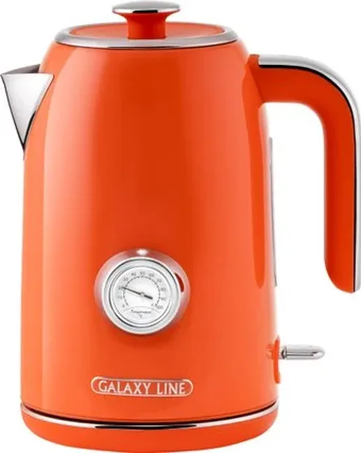 Чайник электрический Galaxy LINE GL 0351, апельсиновый фреш
