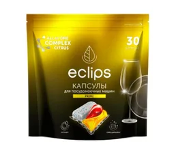 Средсвто для посудомоечных машин в капсулах Eclips «Prime Цитрус» 30 ш на скидке