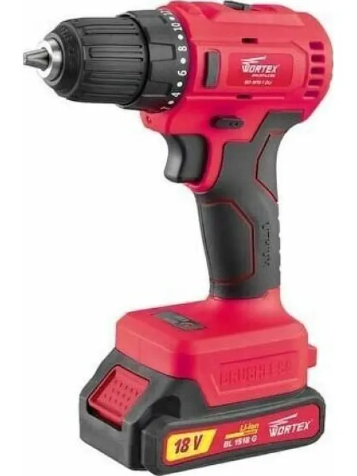 Аккум. дрель-шуруповерт WORTEX BD 1815-1 DLi в чем. ALL1 XLT