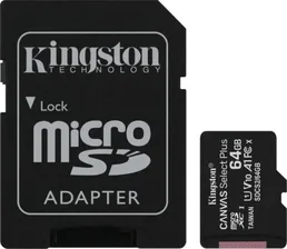 Карта флэш памяти Kingston SDCS2/64GB micro SDXC Canvas Select Plus на скидке
