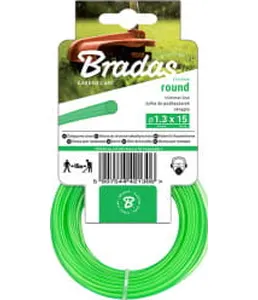 Леска круглая BRADAS 1,3мм/15м арт.ZTO1315K
