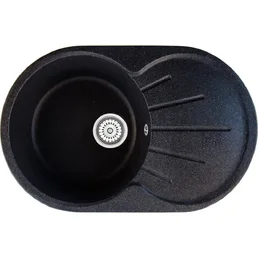 Мойка из искуственного камня BR-7501 (черный) на скидке