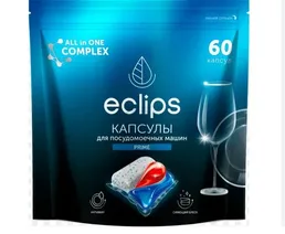 Средство для посудомоечных машин в капсулах Eclips Prime 60 шт