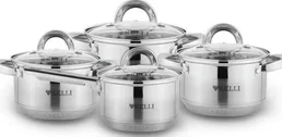 Набор Кастрюль 8 предметов KELLI KL-4245 (1х4) на скидке