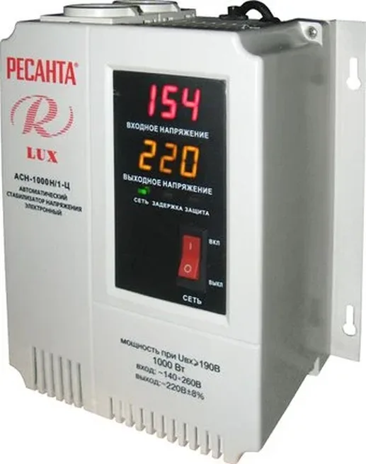 Стабилизатор АСН-1000 Н/1-Ц Ресанта Lux