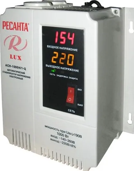Стабилизатор АСН-1000 Н/1-Ц Ресанта Lux