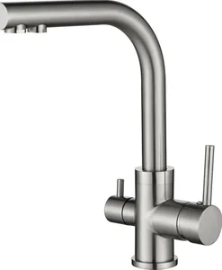 Смеситель AquaSanita Akvaduo 2663 L 002 nickel на скидке