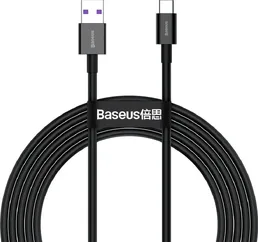 Кабель BASEUS CATYS-A01 USB - Type C 66W 2m Black на скидке