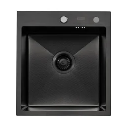 Мойка ARFEKA ECO AR 450*500 BLACK PVD NANO DECOR MILLET GRAINS на скидке